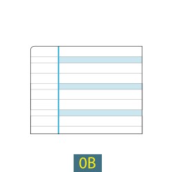 QUADERNO MAXI DISGRAFIA RIGO OB 100 GR FG 18+1 ART.7042 6 PZ