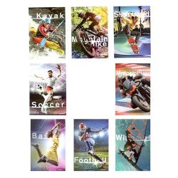 QUADERNO MAXI ENJOY SPORT ART.8294 FG 20+1 80 GR RIGO 0A  10 PZ