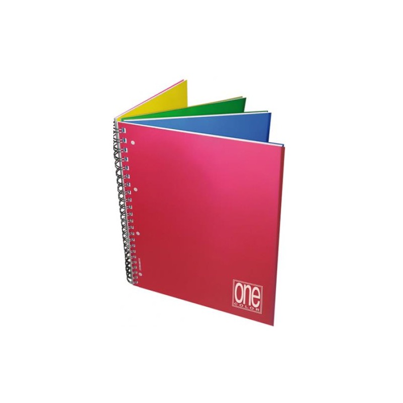 QUADERNO MAXI ONE COLOR SPIRALE C/FORO 4X4 ART.6783 1R/5M 3 PZ