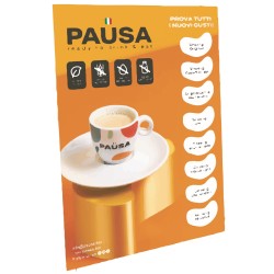 QUADRO DA BANCO CREMA GINSENG PAUSA 21X 27 + ADESIVI    1 PZ