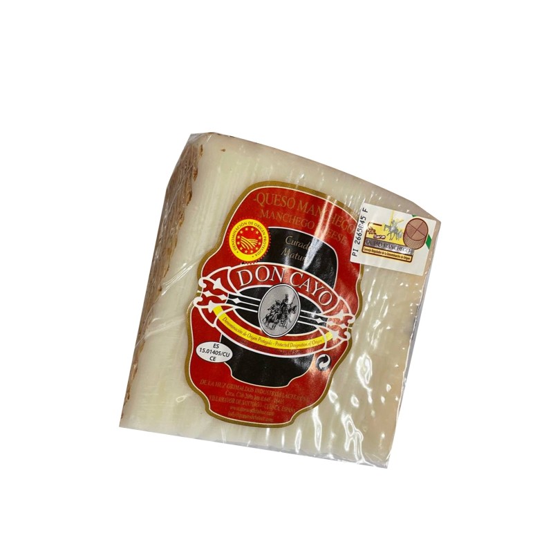 QUESO MANCHEGO D.O.P. FORMAGGIO STAGIONATO  250 GR 1 PZ