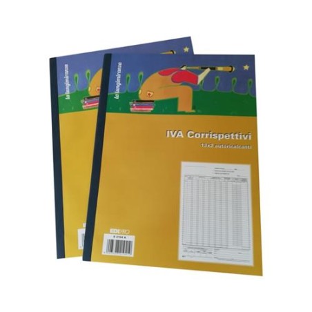 REGISTRO CORRISPETTIVI ART.2102 25X2  PZ 5