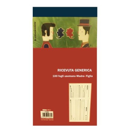 RICEVUTE GENERICA MADRE E FIGLIA E 5556 5 PZ
