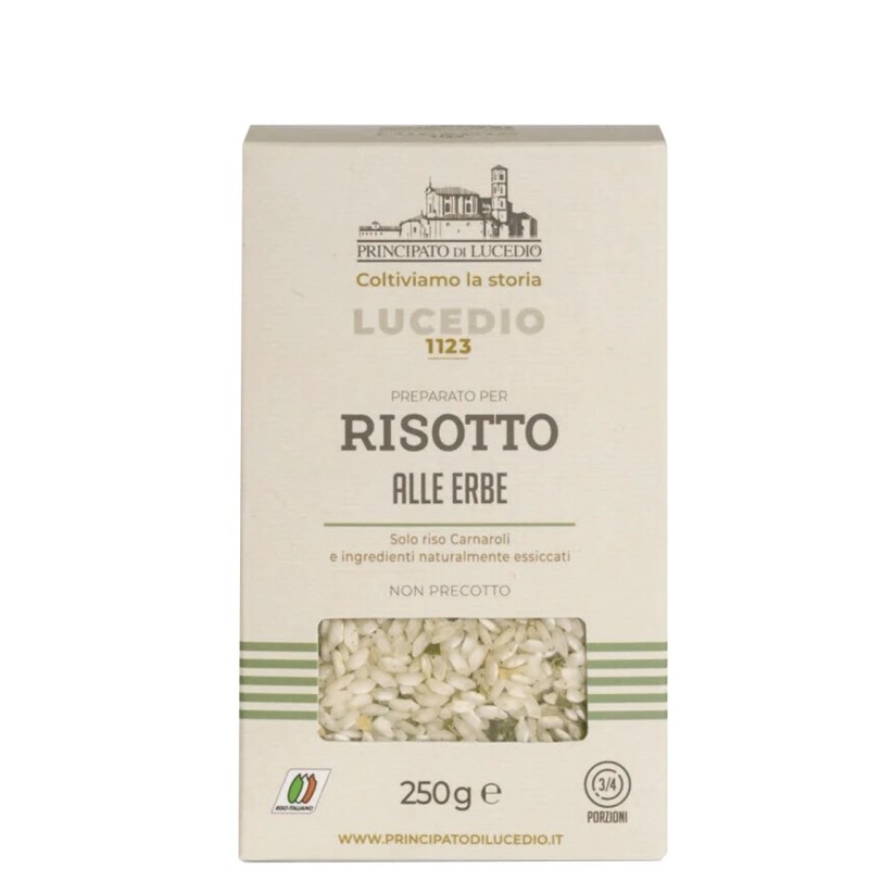 RISOTTO ALLE ERBE IN SCATOLA  ART.0030  250 GR 1 PZ