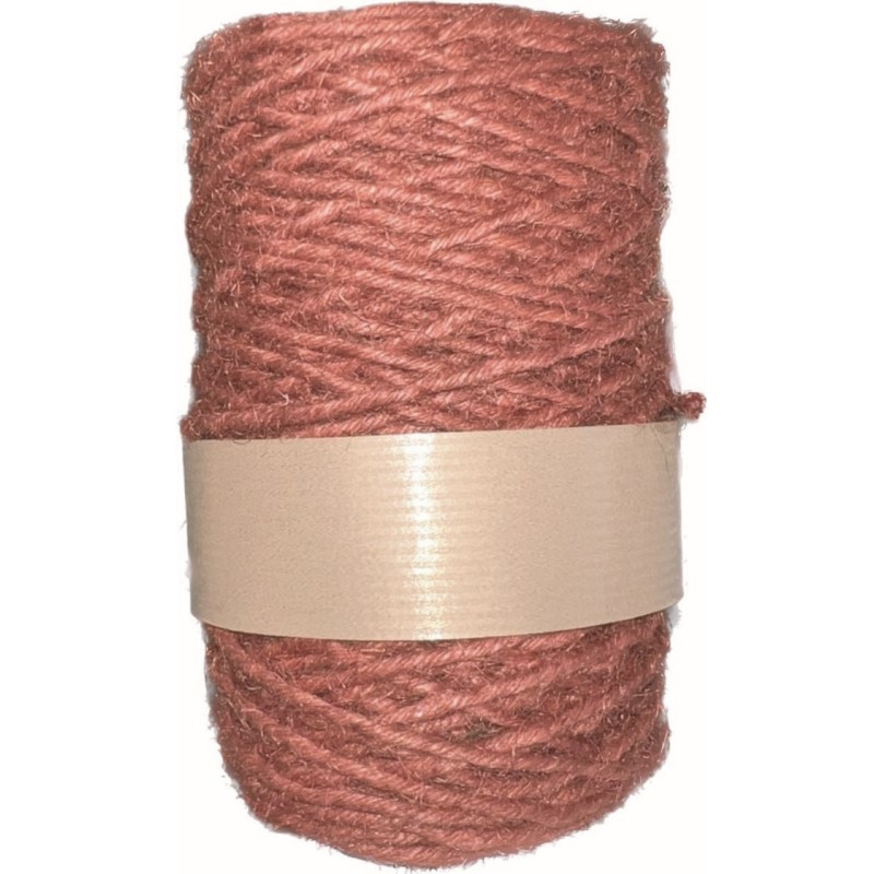 ROCCHETTO CANAPA ART.301 COLRE 07 ROSSO 3 MM X 50 MT 1 PZ