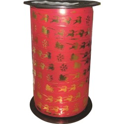 ROCCHETTO ROSSO NATALE ART.68248 MM10 X 50 MT  1 PZ