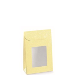 Sacchetto c/finestre sfere gialle art.36873 11,5x5,5x18   10 pz