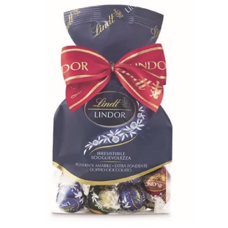 Sacchetto Lindor ass. amabile 45%, 70% Cacao e Doppio Cioccolato art.865392  287 gr x 1 pz