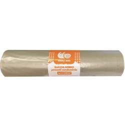 SACCHI PATTUMIERA STRONG AMBRA A ROTOLO 7 SACCHI  90X120   1 PZ