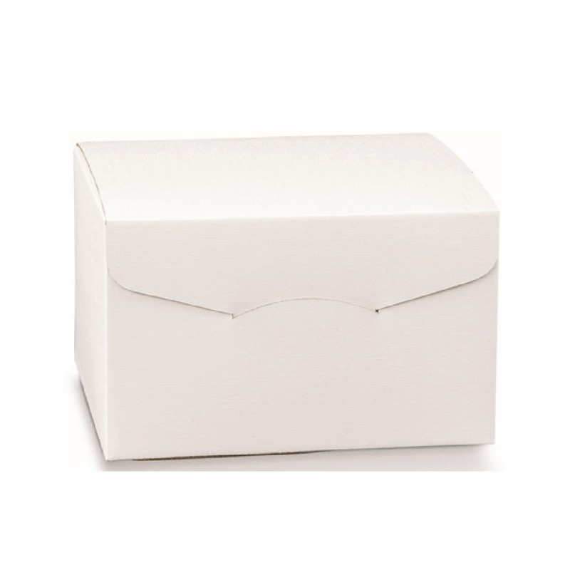 Scatola Segreto fibra bianca 44x37x34 art.129540s    1 pz