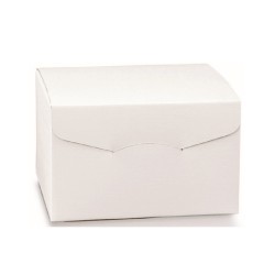 Scatola Segreto fibra bianca 44x37x34 art.129540s    1 pz