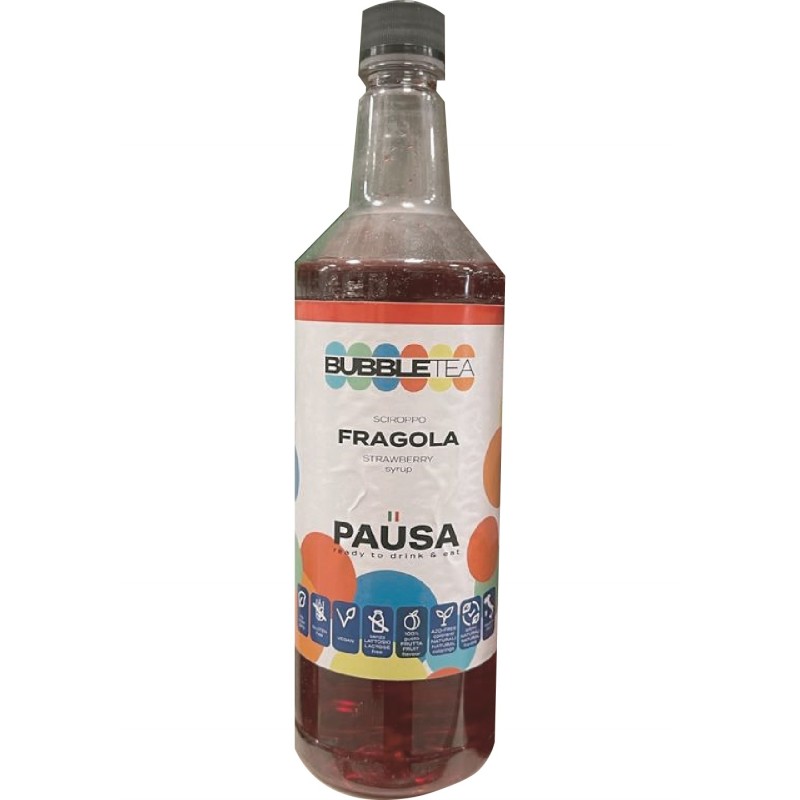 SCIROPPO FRAGOLA BUBBLE TEA PAUSA ART.654 1 L 1 PZ