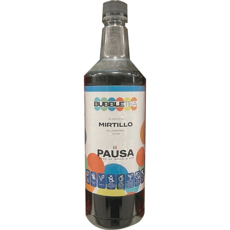 Sciroppo Mirtillo Bubble Tea Pausa art.658 1 Lt 1 pz