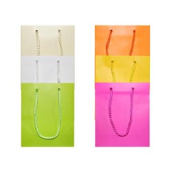 SHOPPER CARTA PLAST.16X8X19 COD.73884 ASS.1  12 PZ