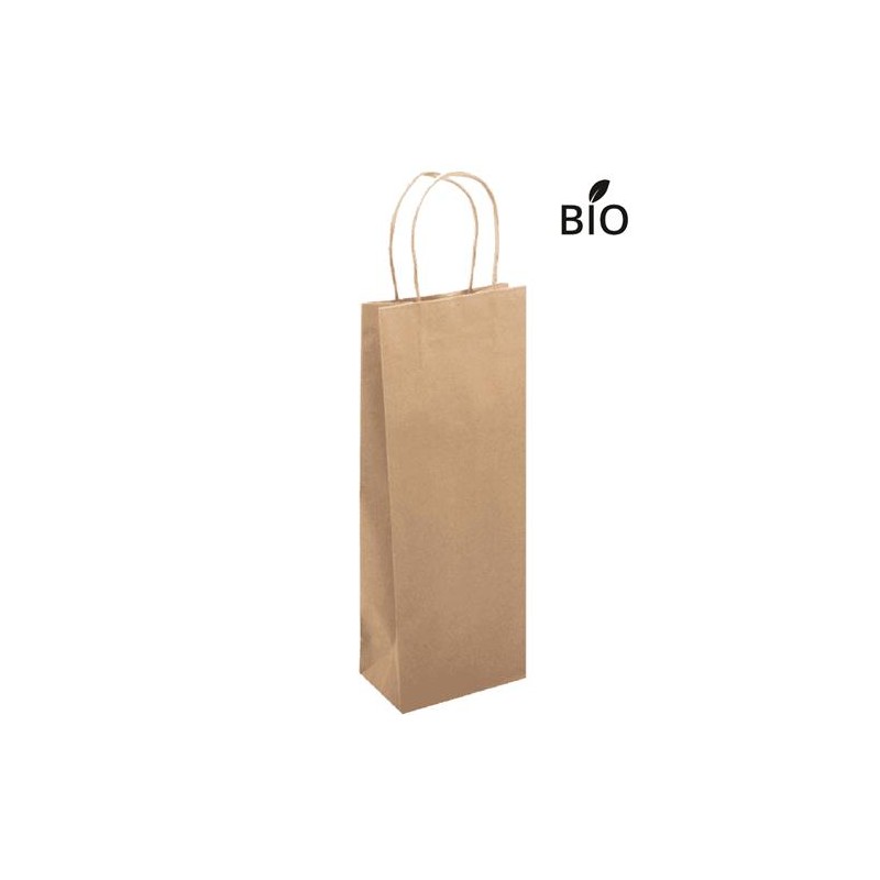 SHOPPER VINO C/MANICO RITORTO ART.2992 BARBERA AVANA 14X9X38  20 PZ