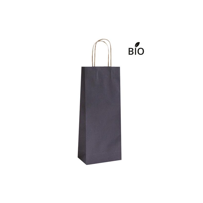 SHOPPER VINO C/MANICO RITORTO ART.4351 BARBERA BLU 14X9X38  20 PZ