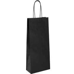 SHOPPER VINO C/MANICO RITORTO ART.4351 BARBERA NERO 14X9X38  20 PZ