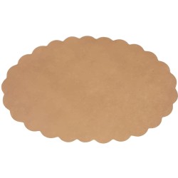 SOTTOFRITTI IN CARTA PAGLIA ALIMENTARE ART.21186 OVALE 19X31 100 PZ