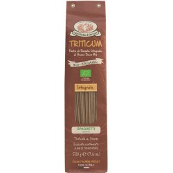 SPAGHETTI INTEGRALI BIO SENATORE CAPPELLI PASTA DI SEMOLA INTEGRALE  DI GRANO DURO TRAFILATA AL BRONZO ART.7152  500 GR 1 PZ