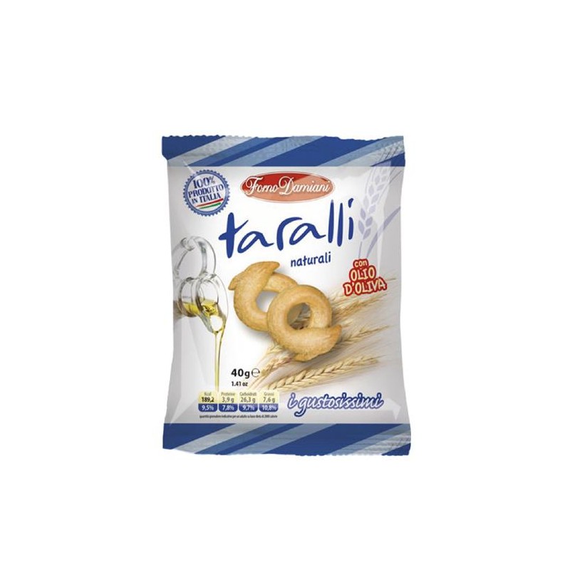 TARALLI NATURALI  GR 40  25 PZ