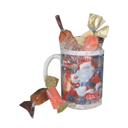 TAZZA  BABBO NATALE +CIOCCOLATINI   ASSORTITI  100 GR 1 PZ