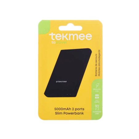 TEKMEE POWERBANK 5000AH NERO 2 PORTS  ART.40430307  1 PZ