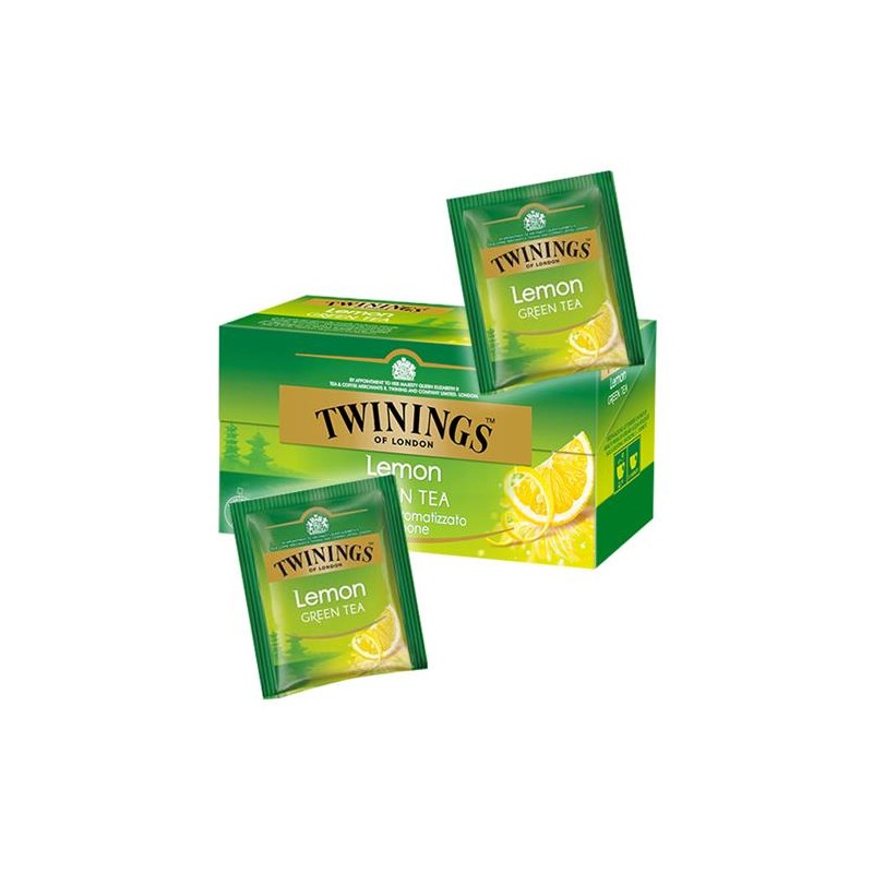 THE TWININGS GREEN LEMON TEA 25 PZ