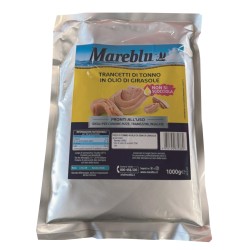 Tonno all'olio di semi di girasole mare blu 1 kg pz1