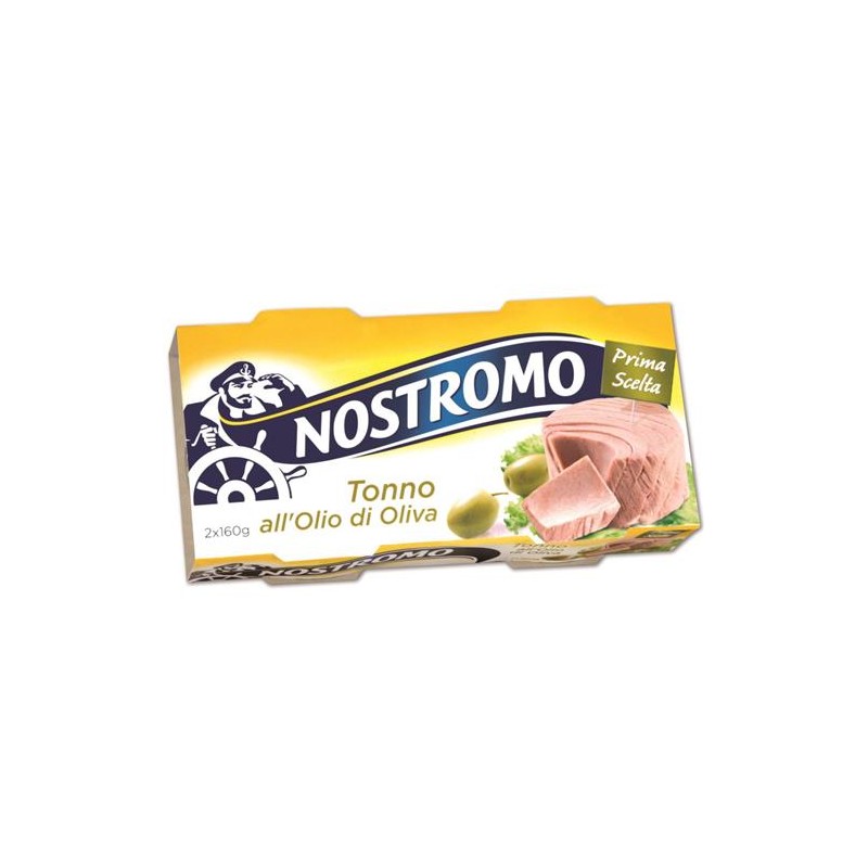 TONNO ALL'OLIO D'OLIVA NOSTROMO  2 X 140 GR  1 PZ