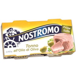 TONNO ALL'OLIO D'OLIVA NOSTROMO  2 X 140 GR  1 PZ