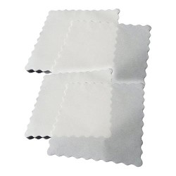 TOVAGLIOLI DI VELINA BIANCO SMERLATO 16X16 5000 PZ