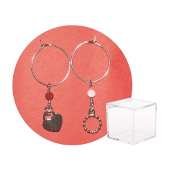 Un gioiello per te 'orecchini' + 2 cioccolatini assortiti  1 pz