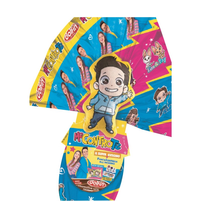 UOVA  ME CONTRO TE CON SORPRESA LATTE ART.P881  150 GR 1 PZ