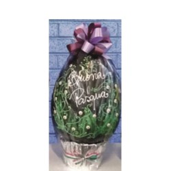 Uovo Decorato Fondente e Miele 4 Kg 1 pz