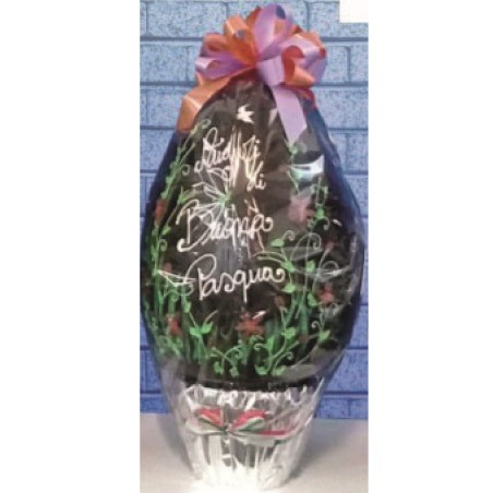 Uovo Decorato Fondente e Miele 6 Kg  1 pz