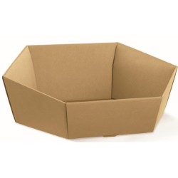 Vassoio esagonale avana art.35898 38x30x10  1 pz