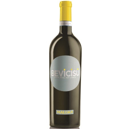 VINO BEVICISU'  PIEMONTE DOC CHARDONNAY-SAUVIGNON 2020  13,5%  CL 75 1 PZ