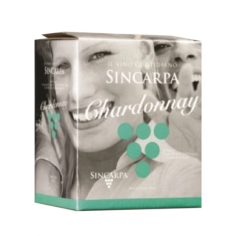 VINO CHARDONNAY VARIETALE D'ITALIA BAG IN BOX  13%  5 LT 1 PZ