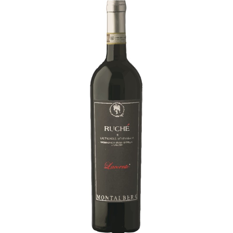 VINO LACCENTO ROSSO DA UVE STRAMATURE MONTALBERA  14% CL 75 1 PZ