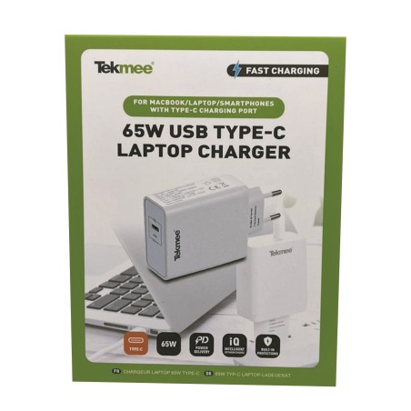 KIT RICARICA VELOCE 65W MACBOOK USB-TYPE-C  BIANCO ART.40430136  1 PZ