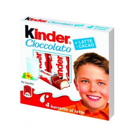 Kinder Cioccolato Barrette T4 20 pz