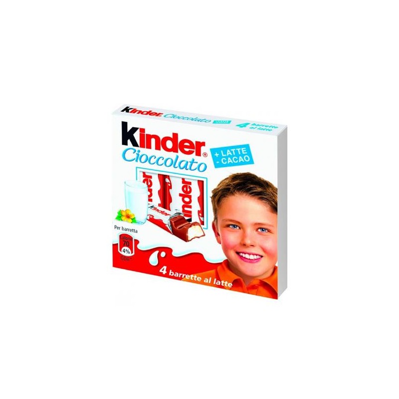 Kinder Cioccolato Barrette T4 20 pz