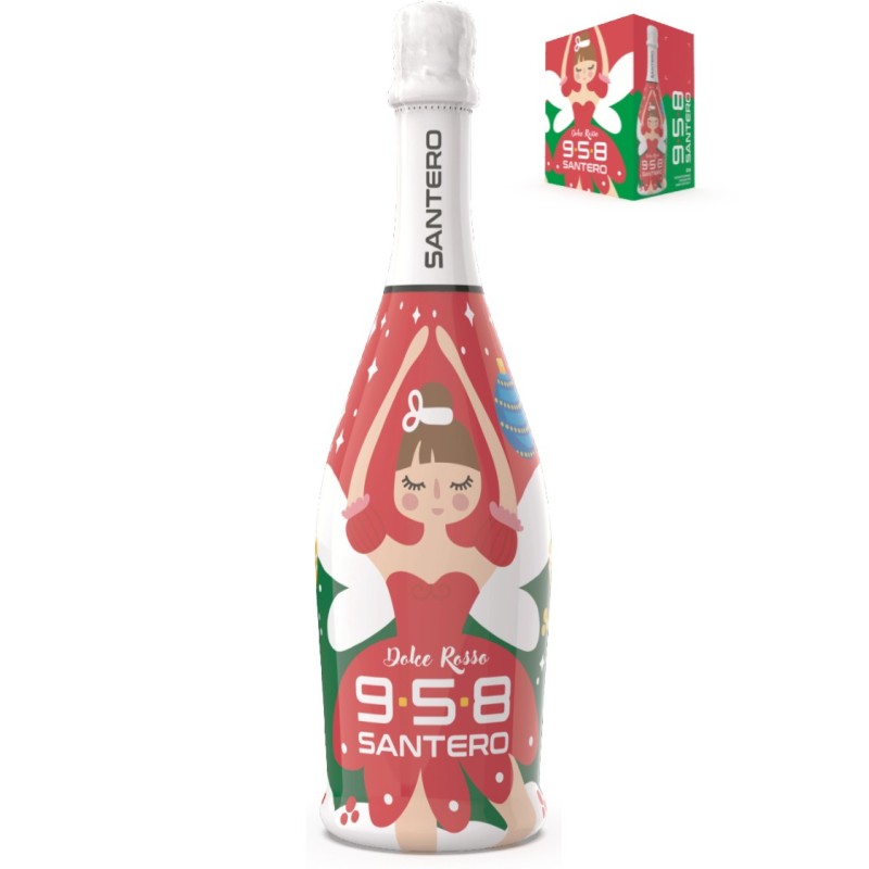 958 Santero Natale Dolce Rosso 6,5% P1746  cl 75 1 pz